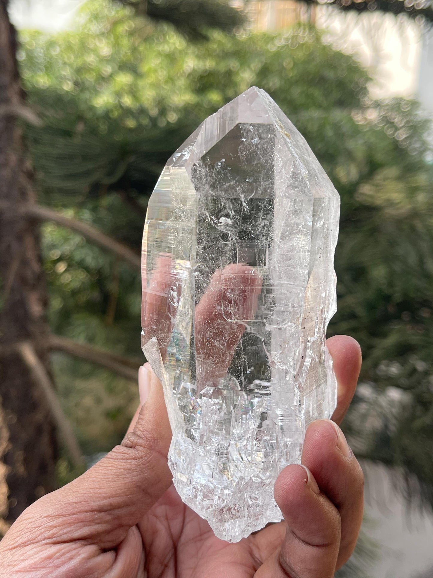Water clean Himalayan quartz crystal