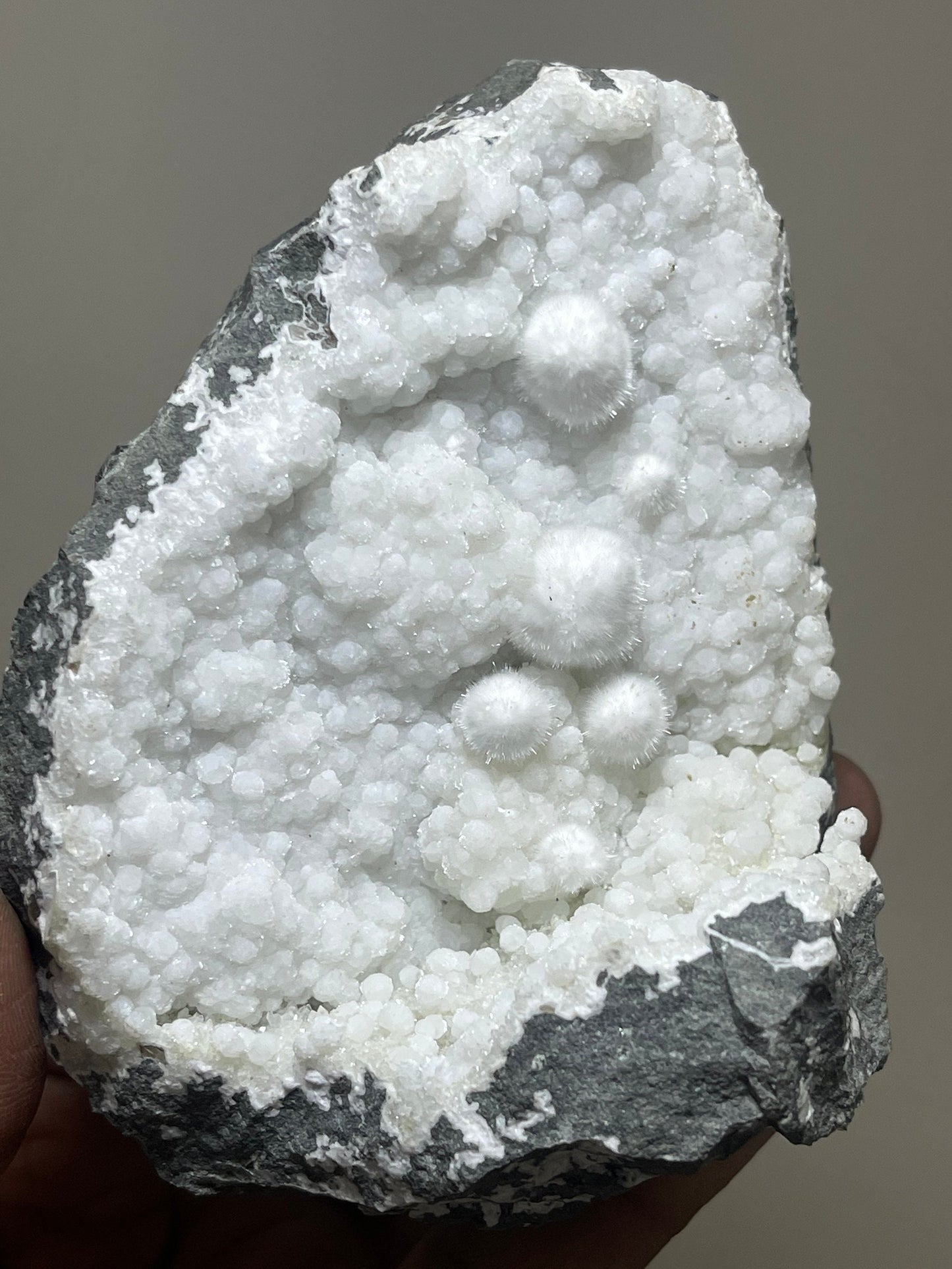 Multiple okenite ball on matrix