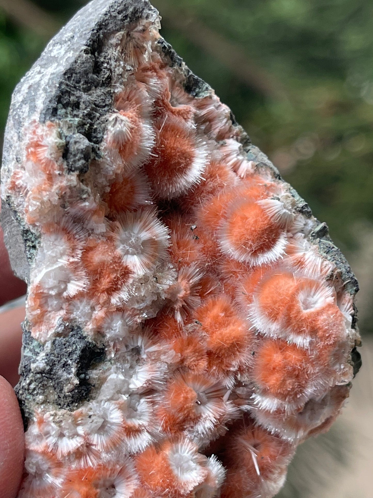 Orange mesolite ball