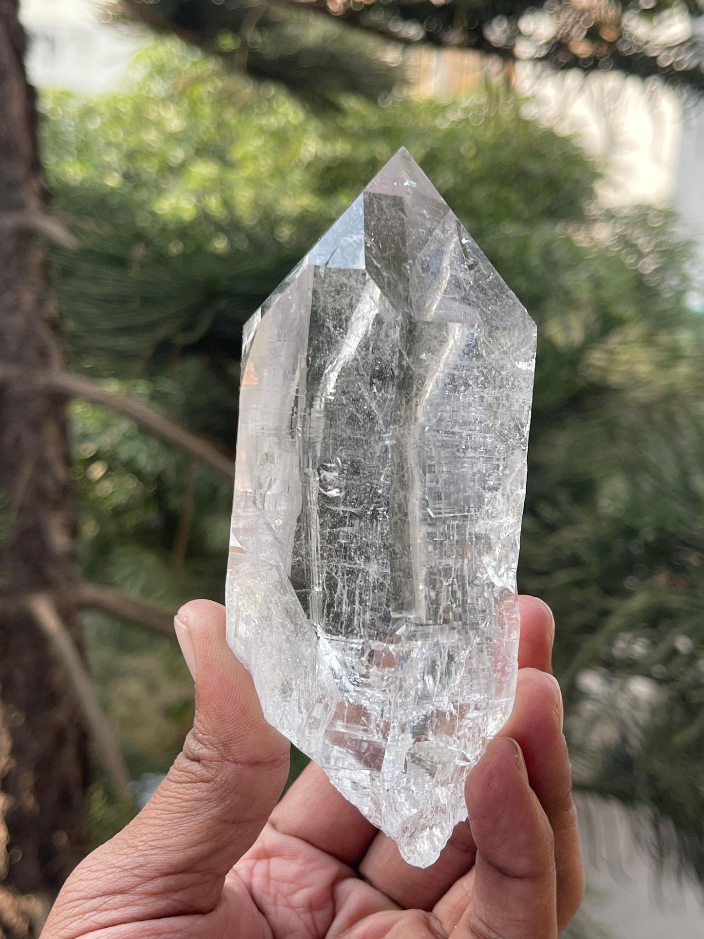 Water clean Himalayan quartz crystal