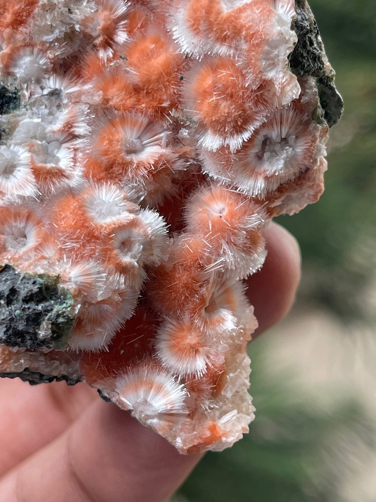 Orange mesolite ball