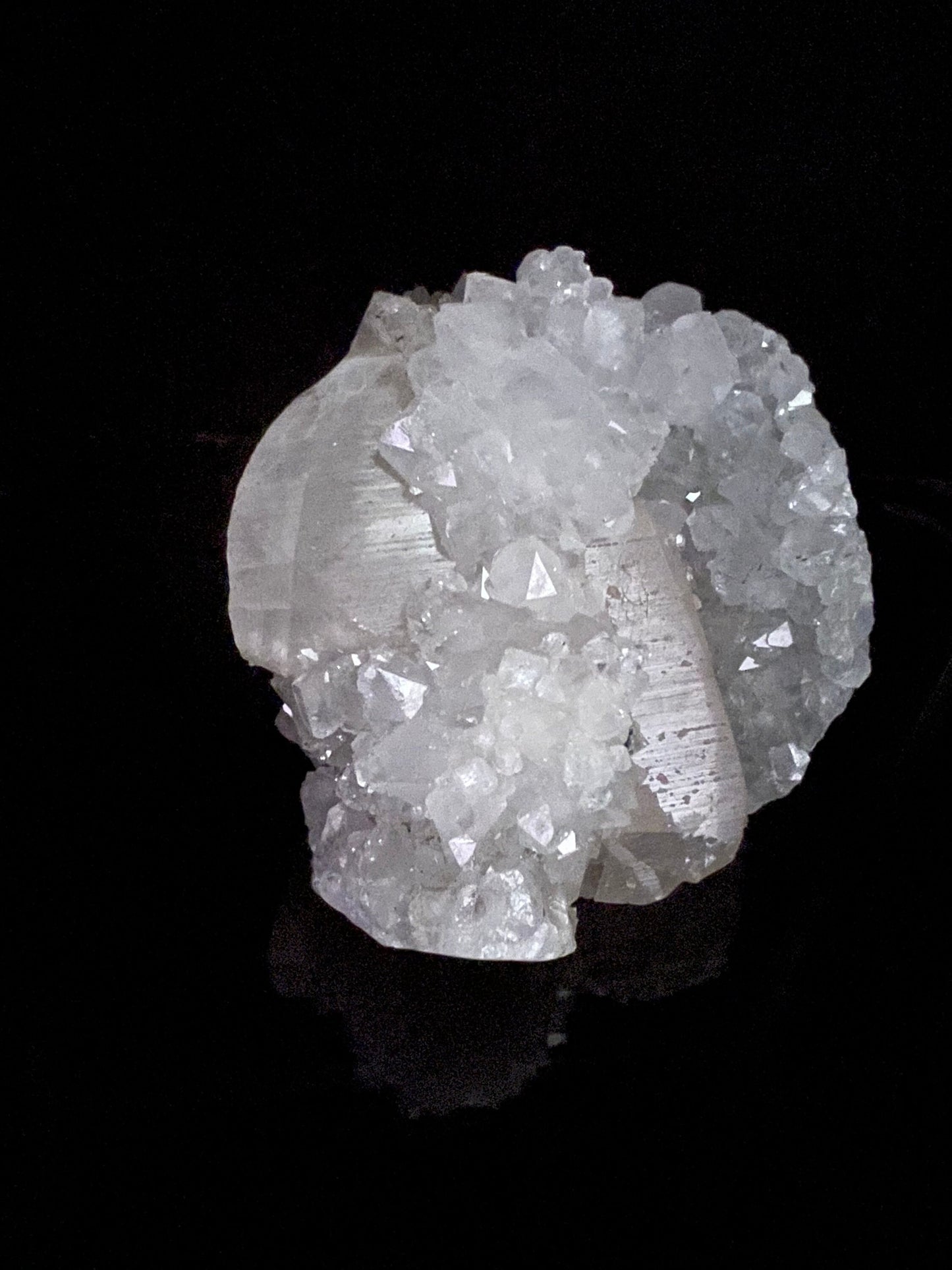 Stunning Formation of Quartz on Calcite.