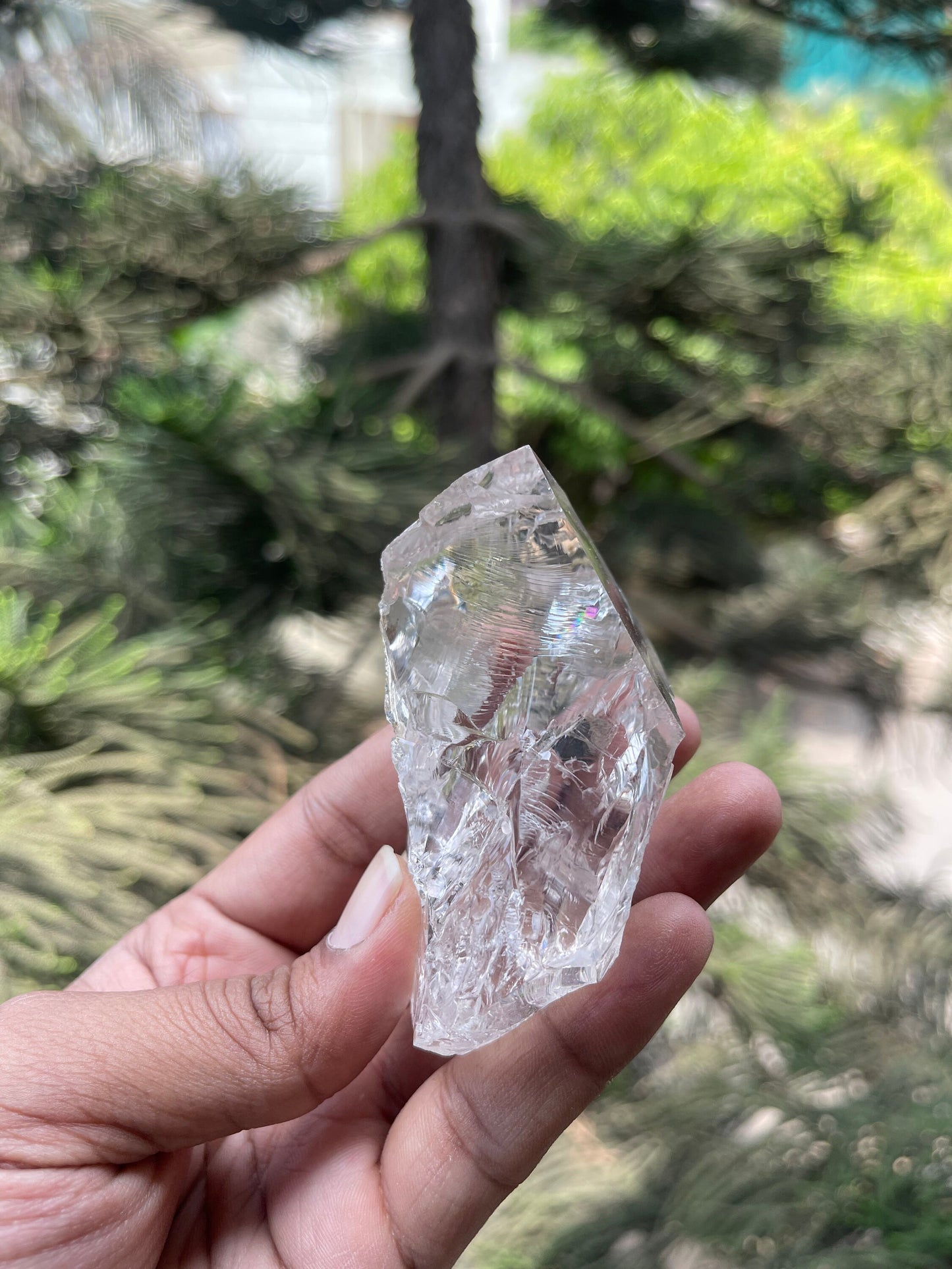 Water clear Himalayan quartz crystal