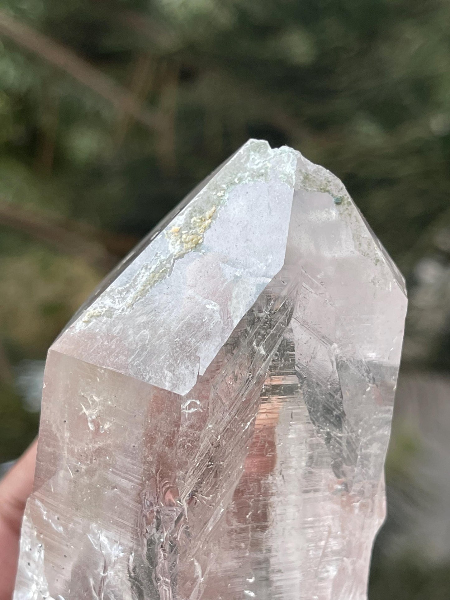 Water clean Himalayan quartz crystal