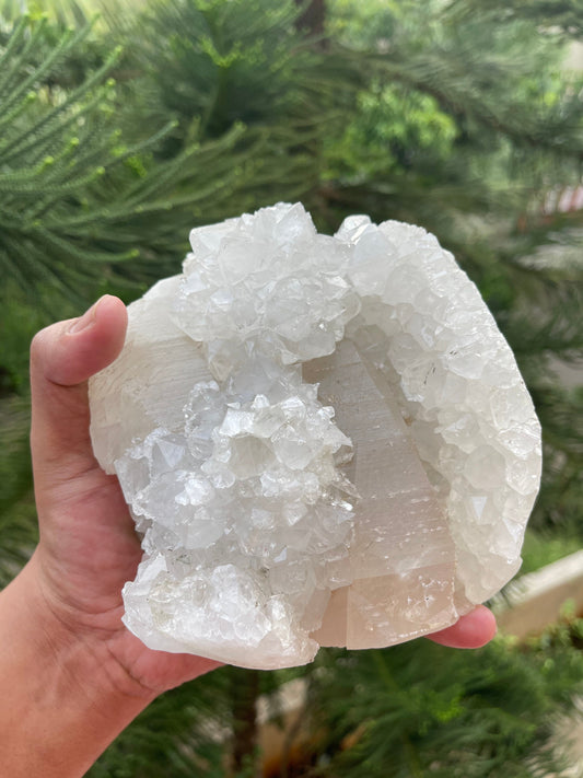 Stunning Formation of Quartz on Calcite.