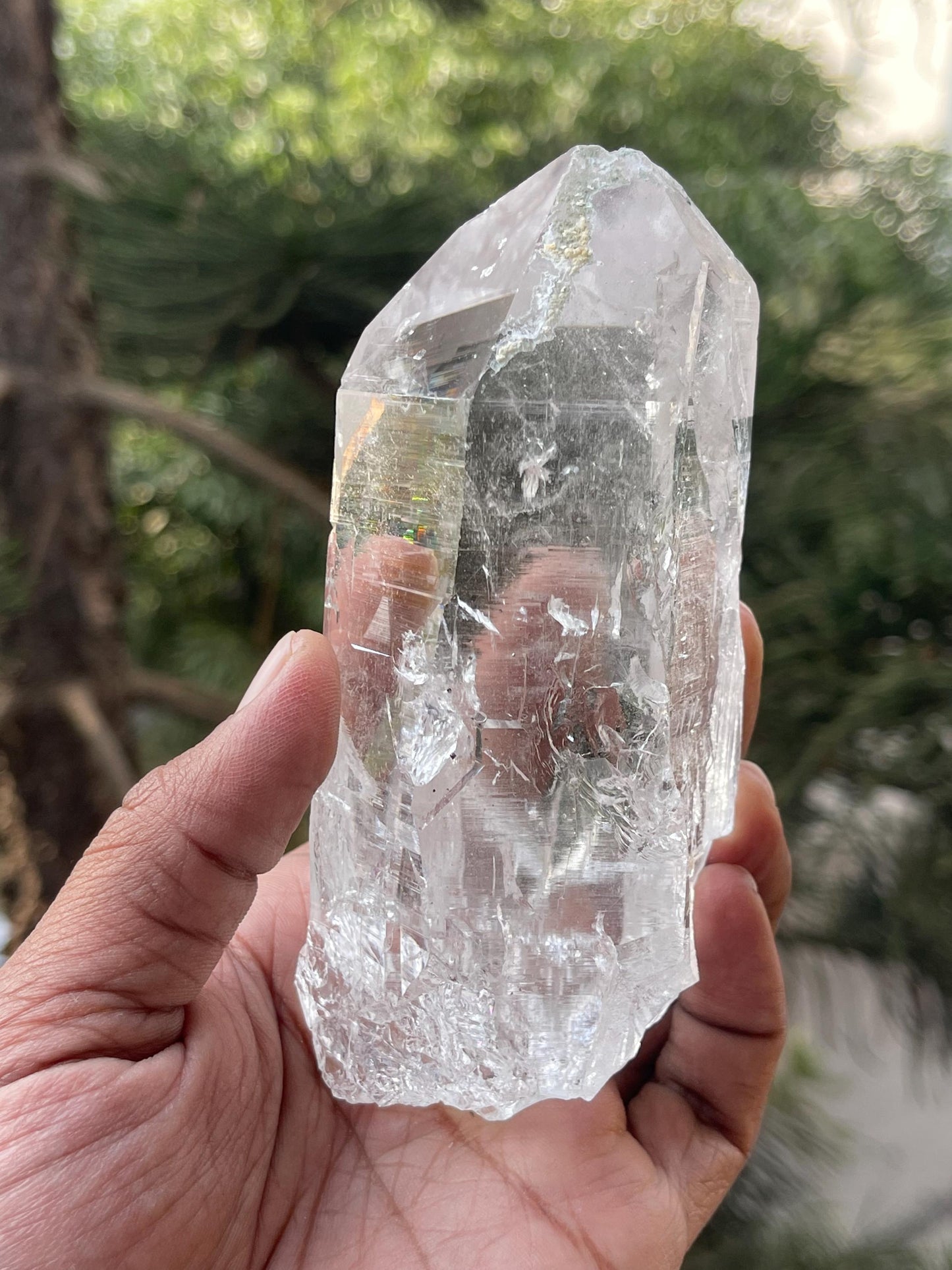 Water clean Himalayan quartz crystal