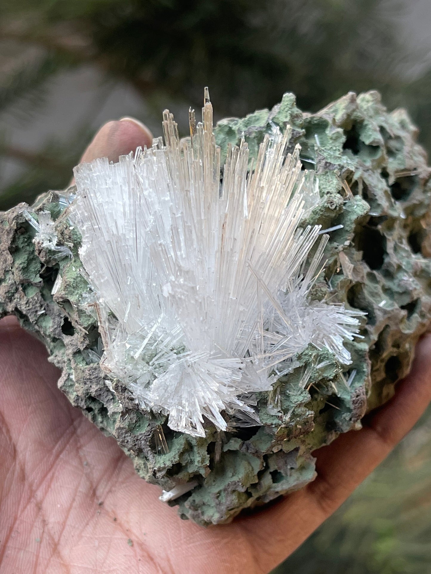 Scolecite Crystal on matrix