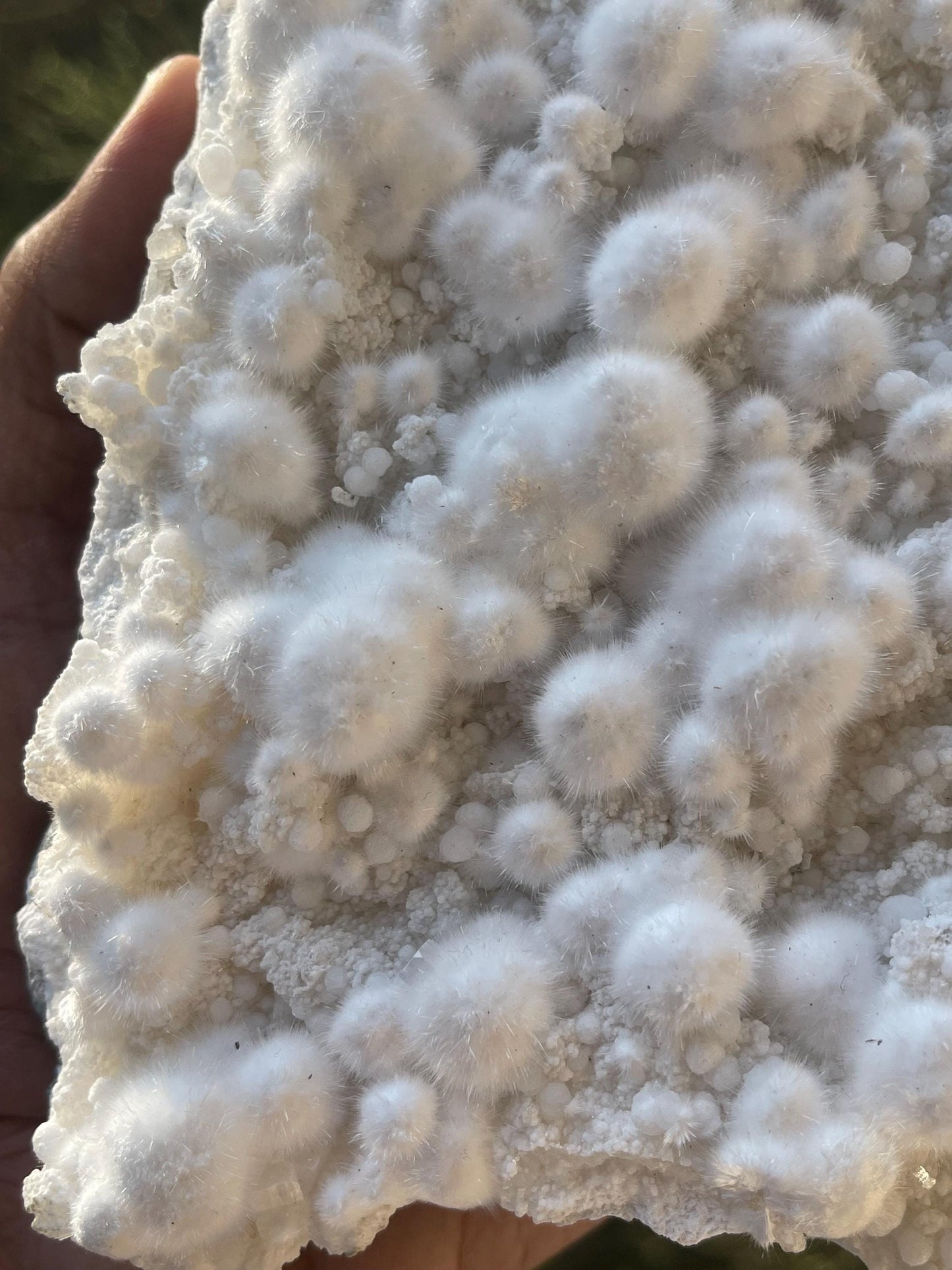 multiple okenite balls on matrix
