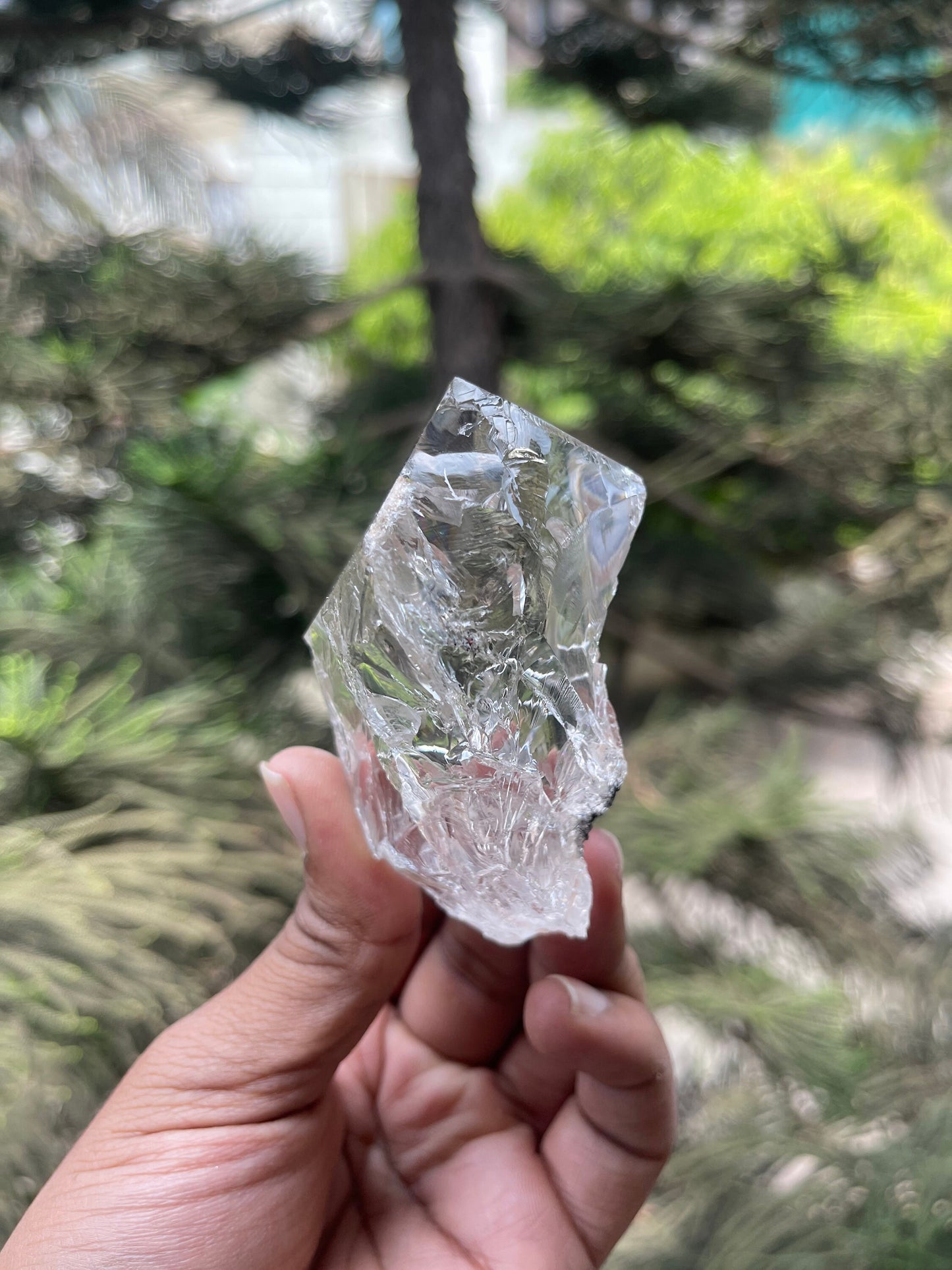 Water clear Himalayan quartz crystal