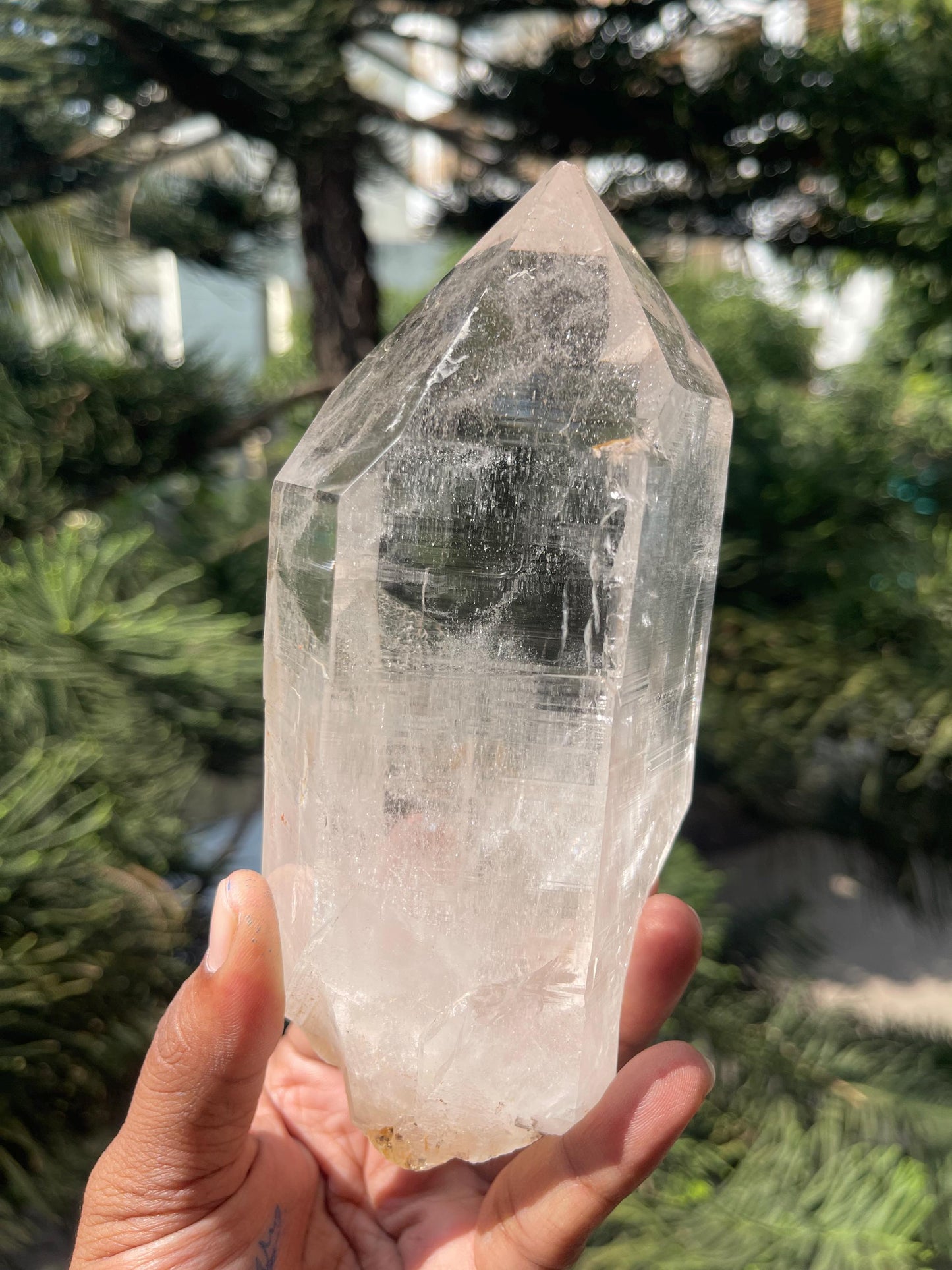 Himalayan cathedral Quartz Point crystal / Spiritual Healing Stone / Kullu Himachal Pradesh 1.1kg