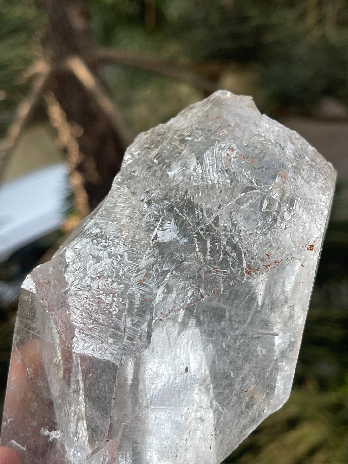 Rare formations of Himalayan quartz crystal