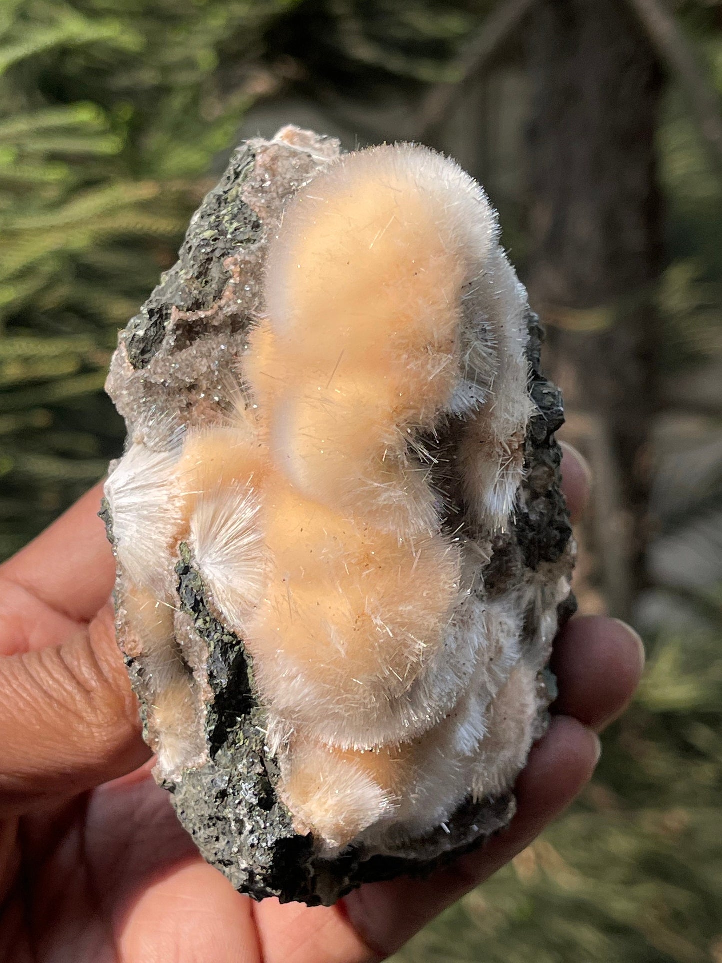 Natural orange mesolite new find