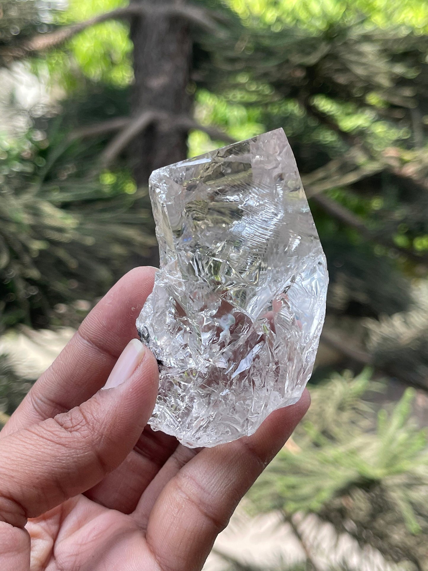 Water clear Himalayan quartz crystal