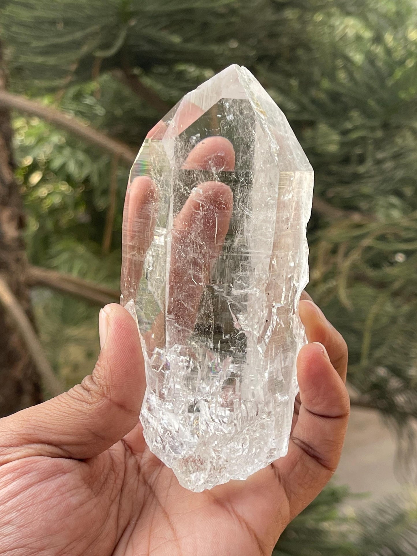 Water clean Himalayan quartz crystal