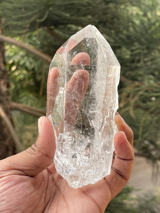 Water clean Himalayan quartz crystal