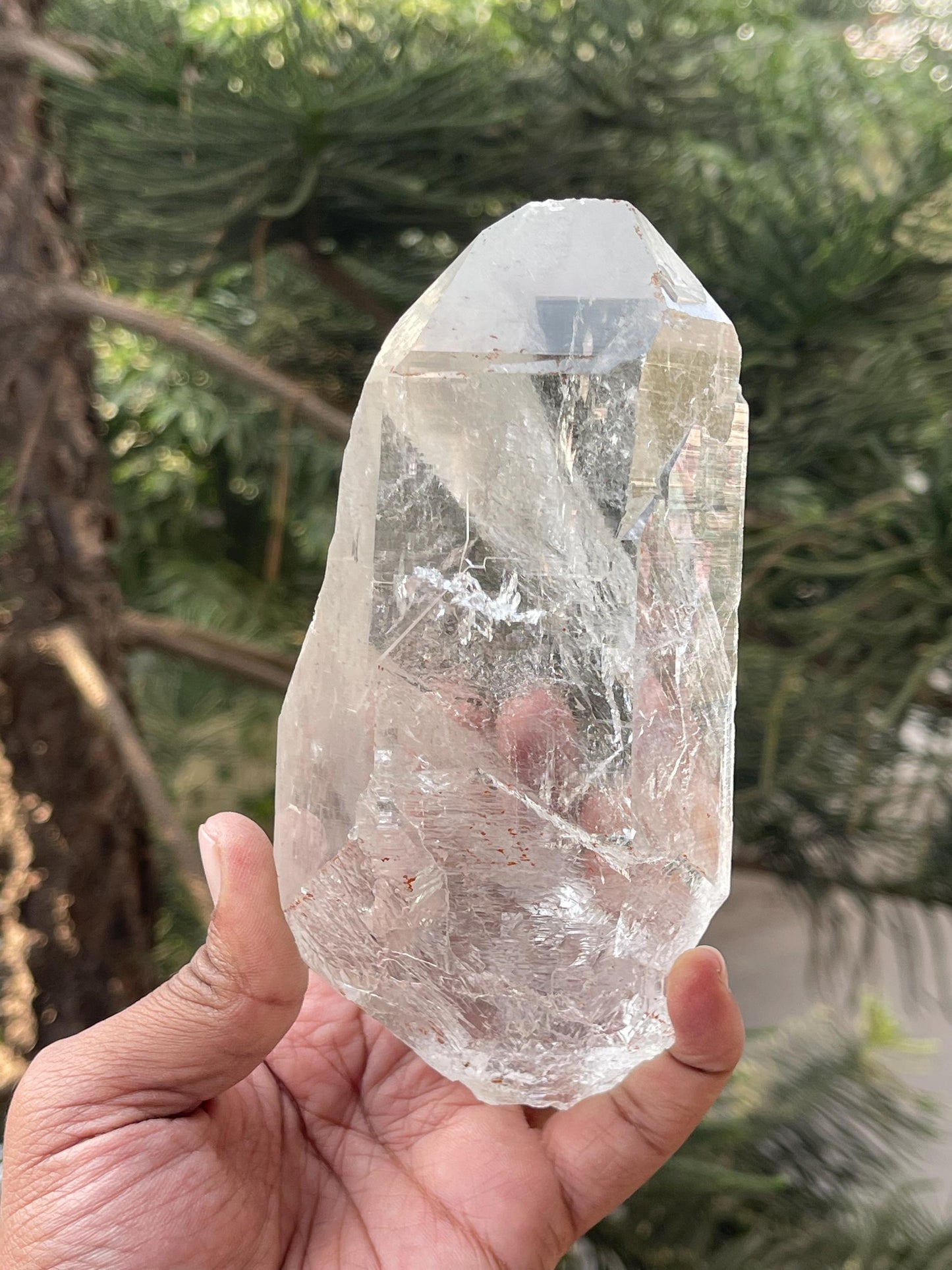 Rare formations of Himalayan quartz crystal