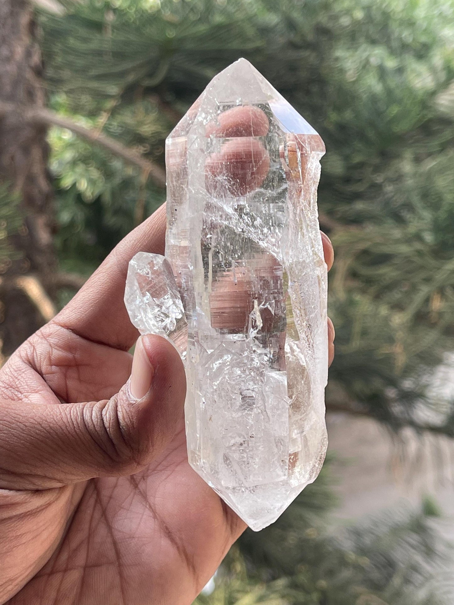 Double terminated Himalayan quartz floaters crystal