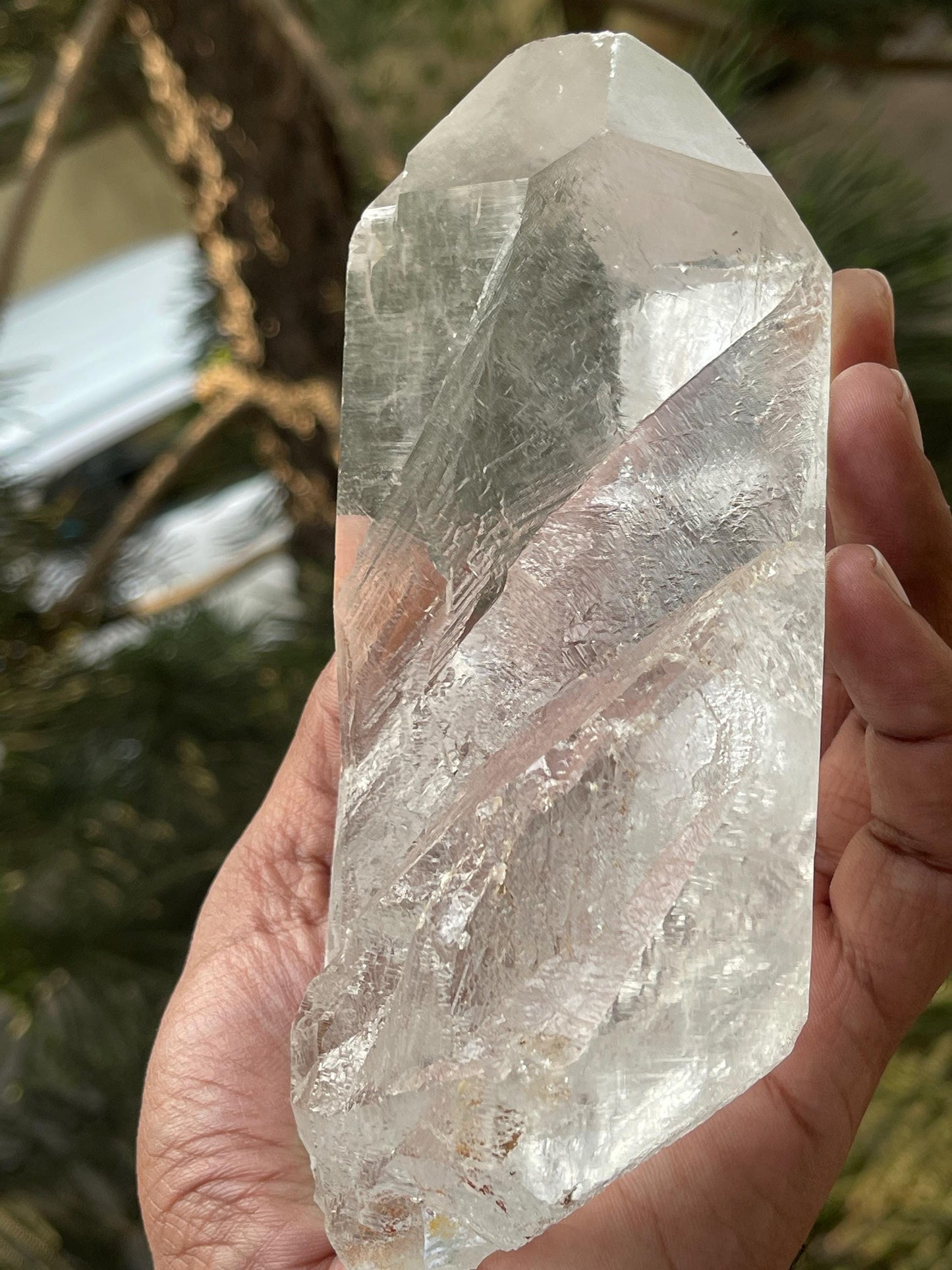 Rare formations of Himalayan quartz crystal