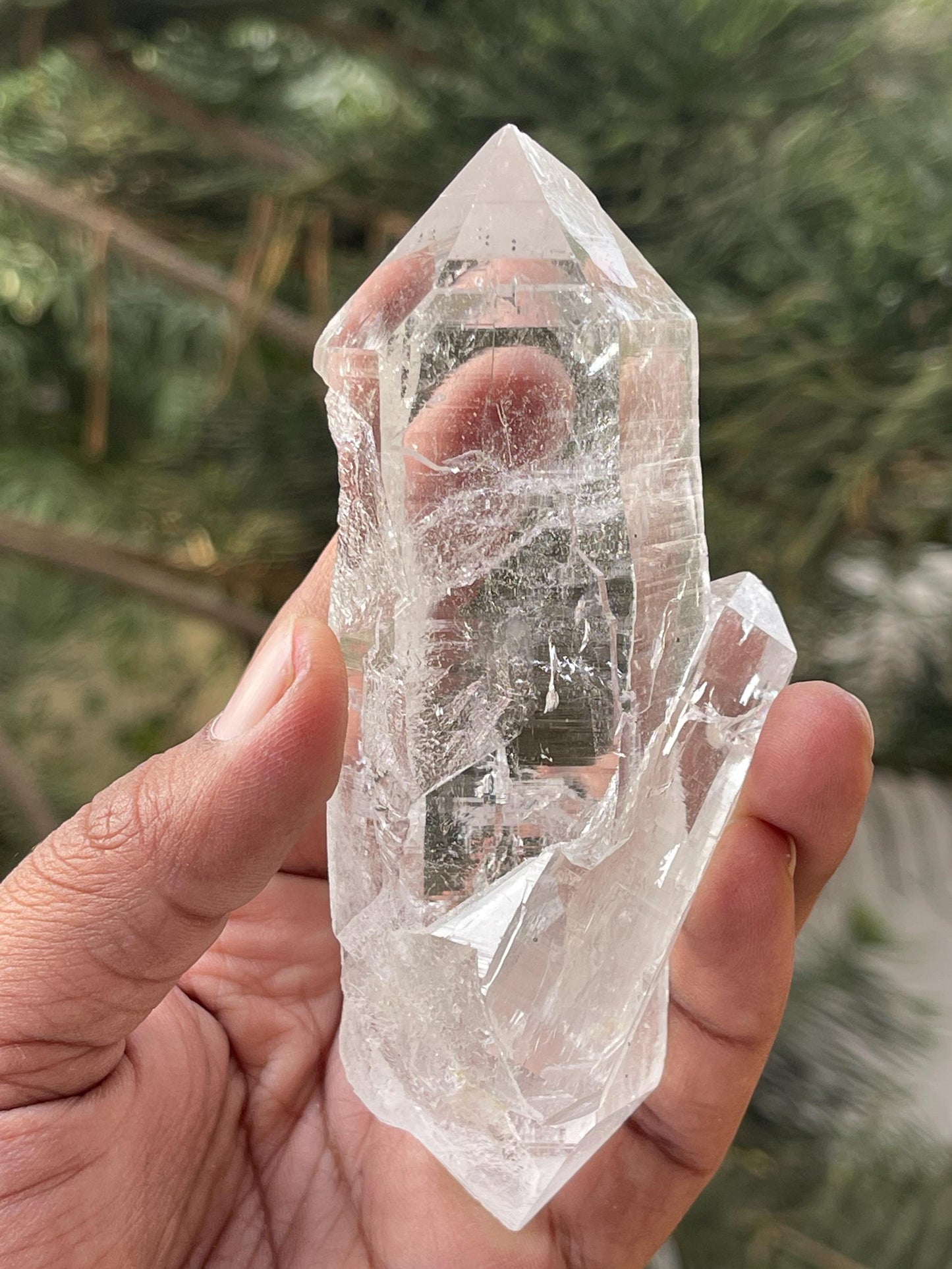 Double terminated Himalayan quartz floaters crystal