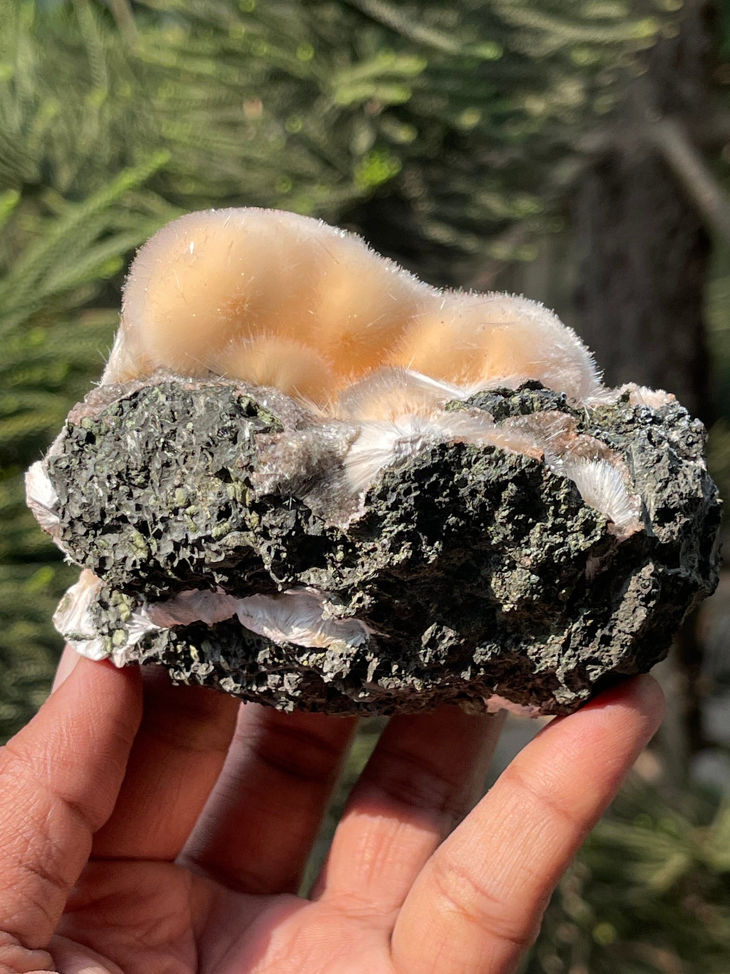 Natural orange mesolite new find