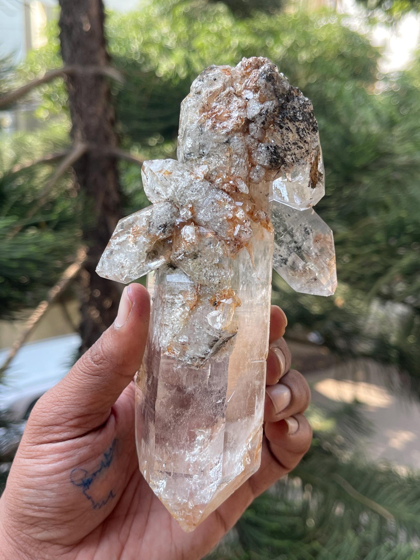 Himalayan quartz crystal