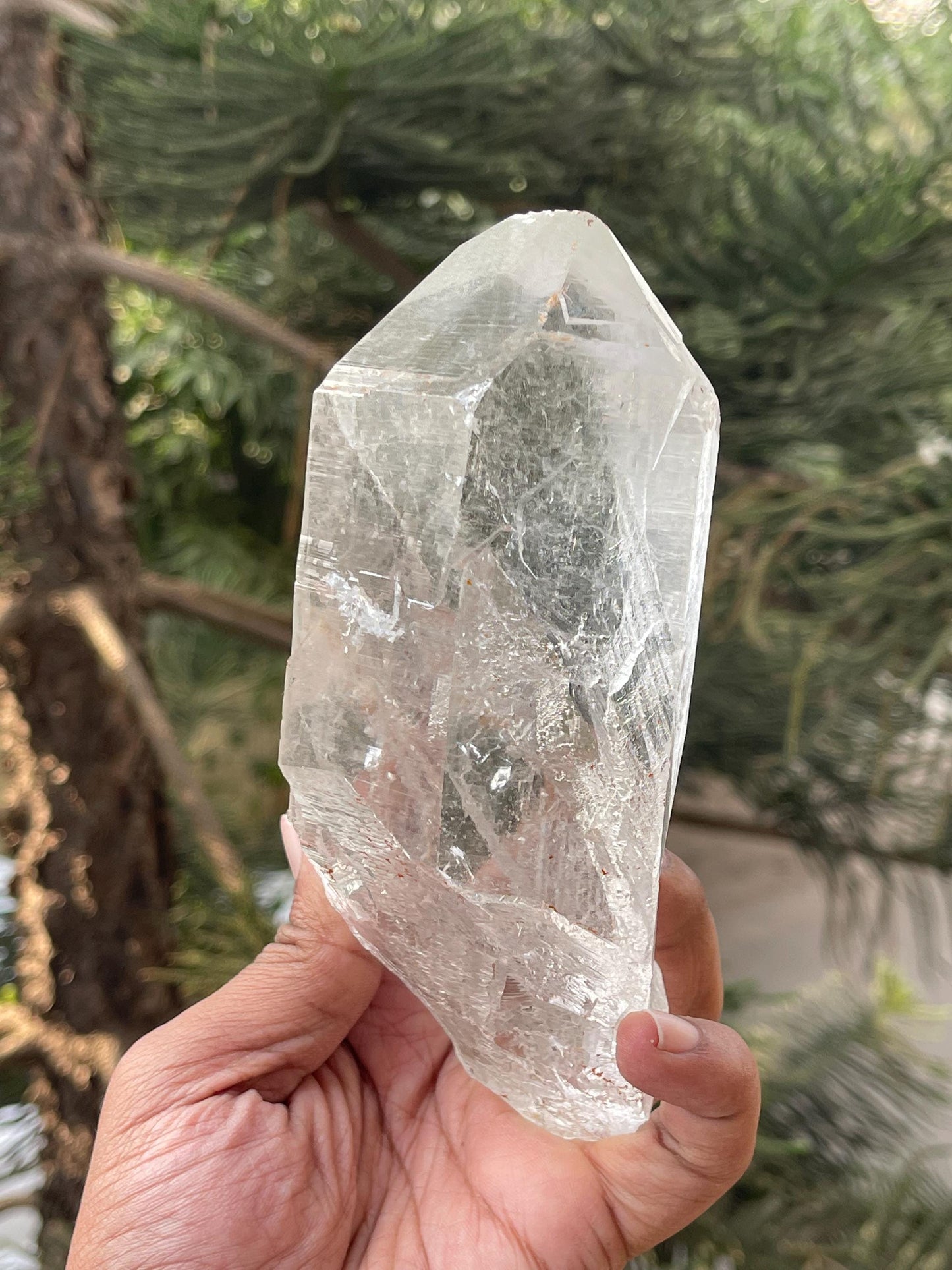 Rare formations of Himalayan quartz crystal