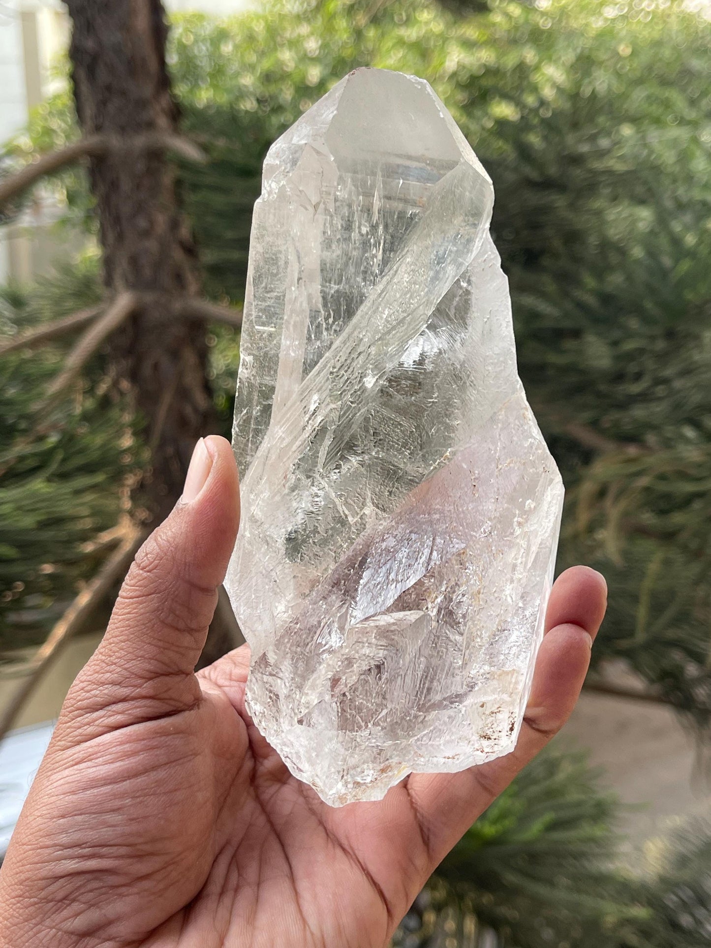 Rare formations of Himalayan quartz crystal