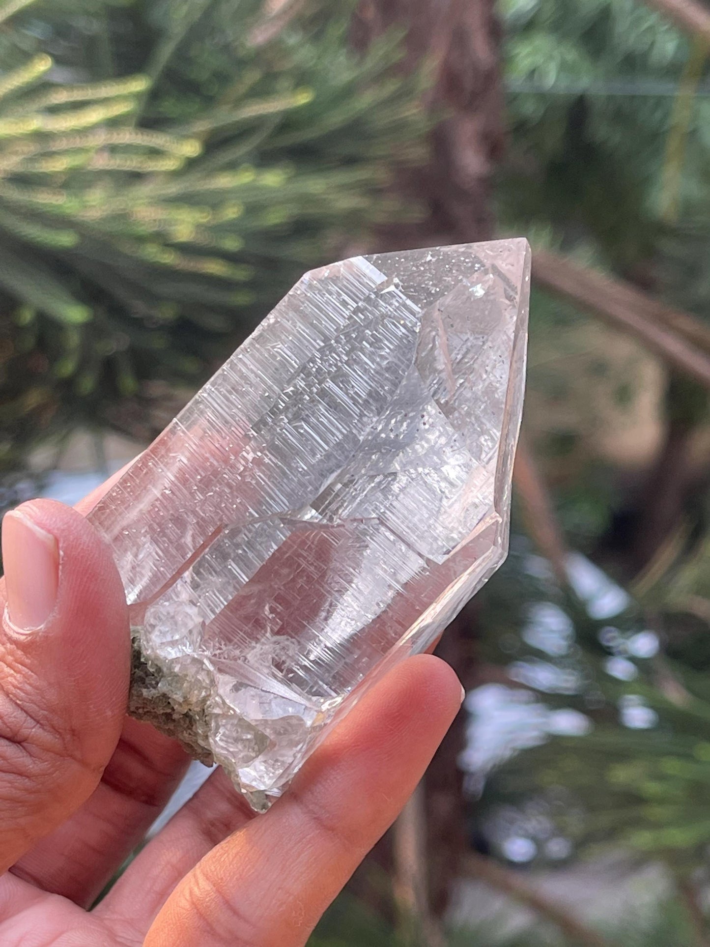 Clear Himalayan cathedral quartz