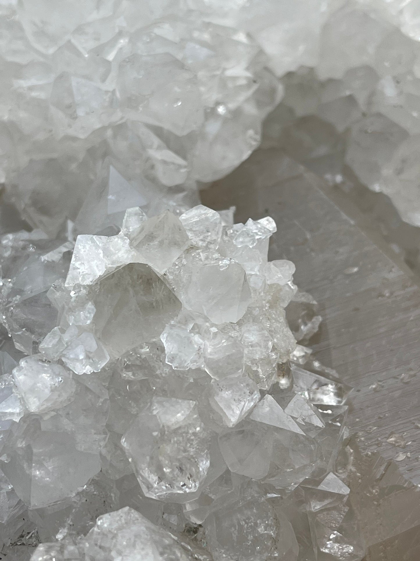 Stunning Formation of Quartz on Calcite.