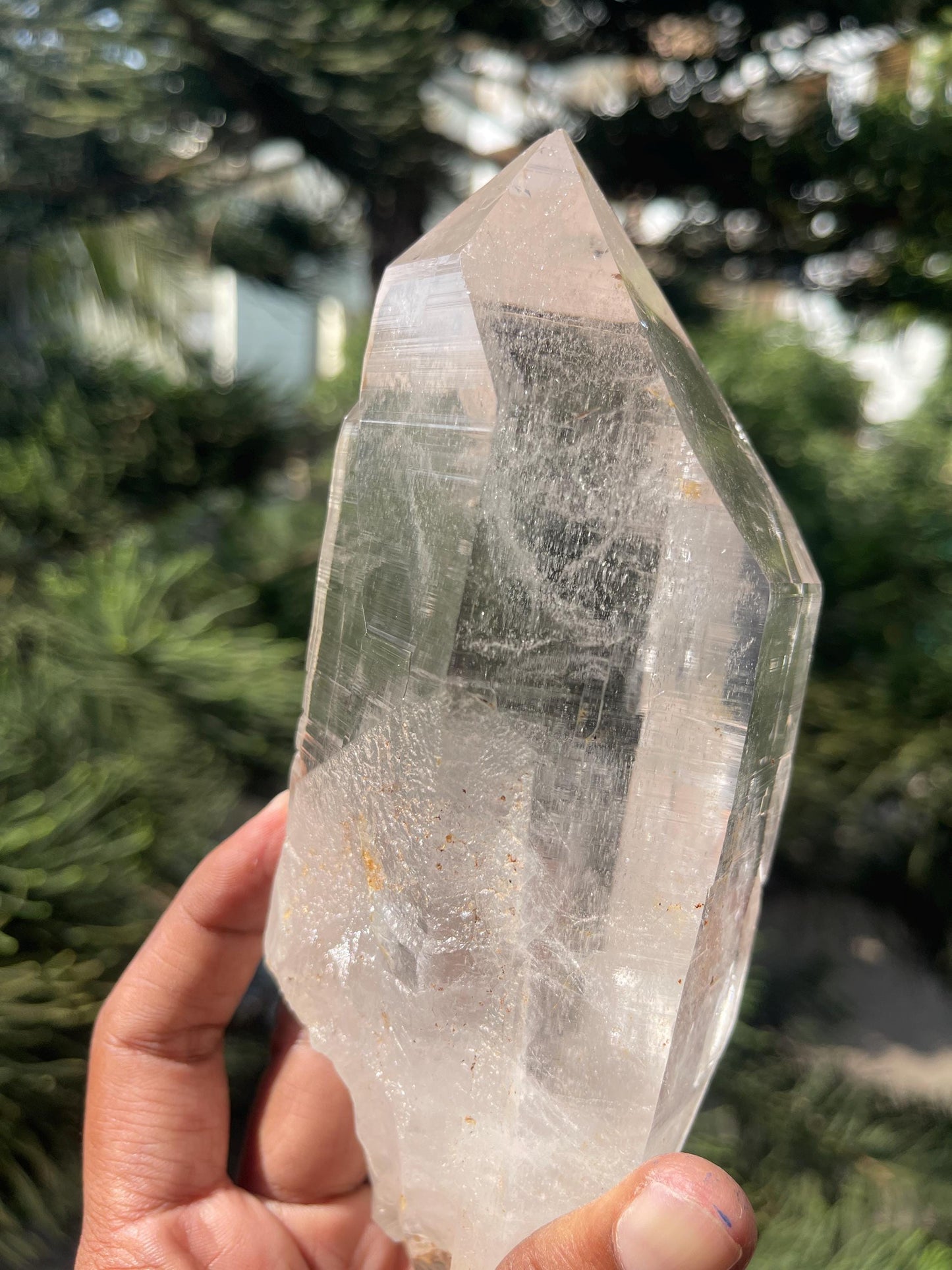 Himalayan cathedral Quartz Point crystal / Spiritual Healing Stone / Kullu Himachal Pradesh 1.1kg