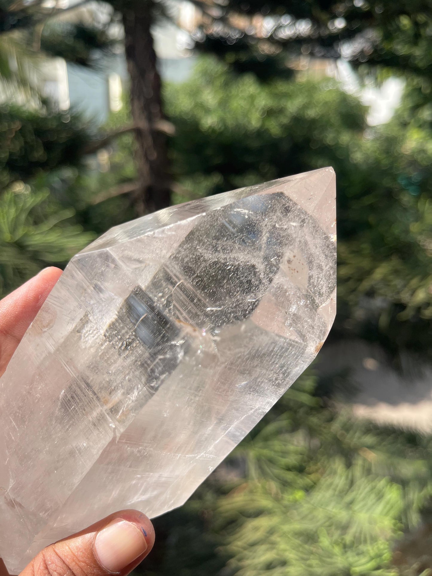 Himalayan cathedral Quartz Point crystal / Spiritual Healing Stone / Kullu Himachal Pradesh 1.1kg
