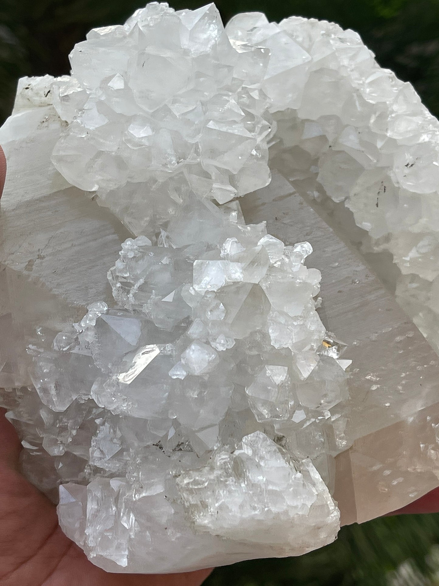 Stunning Formation of Quartz on Calcite.