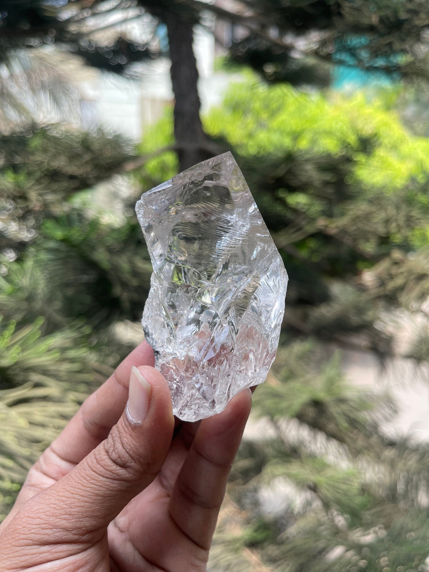 Water clear Himalayan quartz crystal