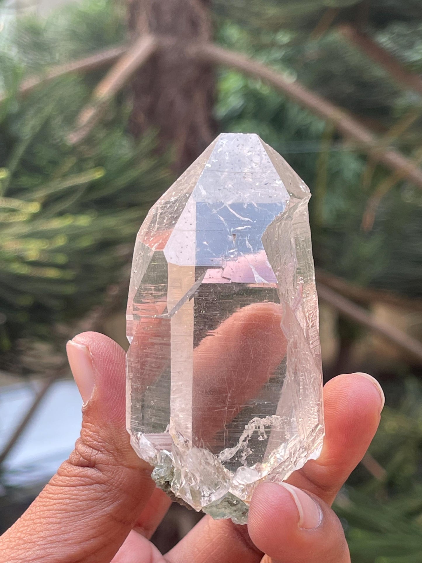 Clear Himalayan cathedral quartz