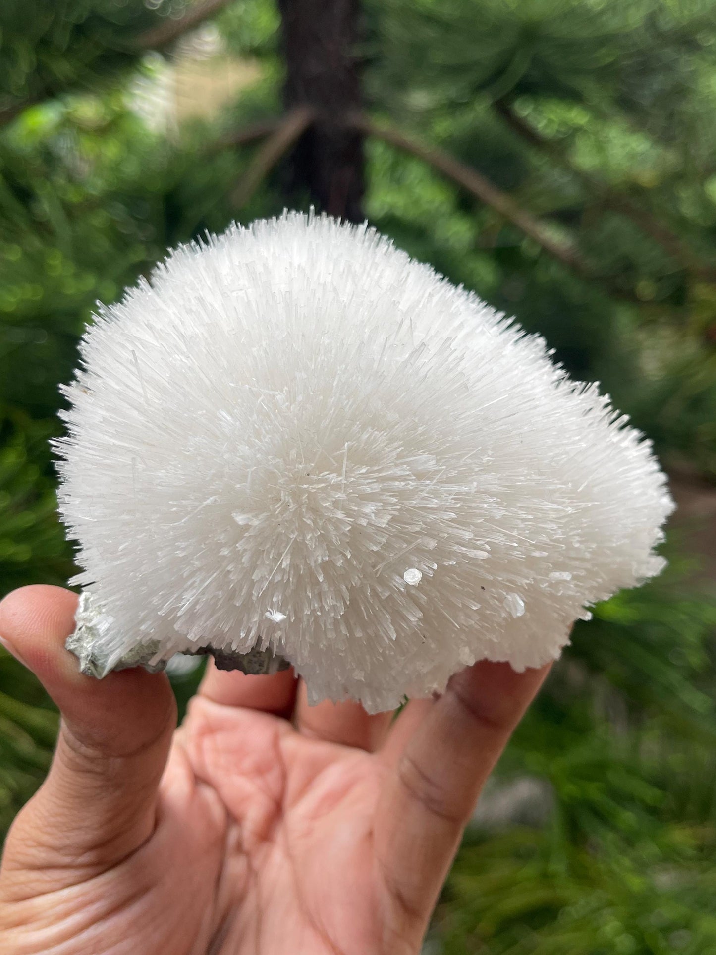 Perfect round shape flower of mesolite