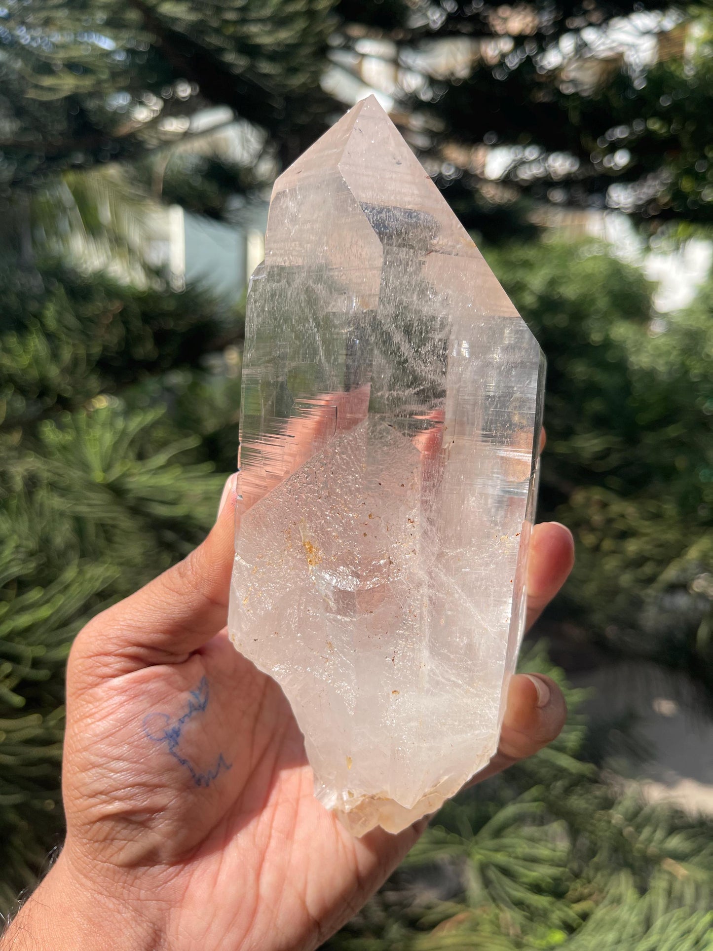 Himalayan cathedral Quartz Point crystal / Spiritual Healing Stone / Kullu Himachal Pradesh 1.1kg
