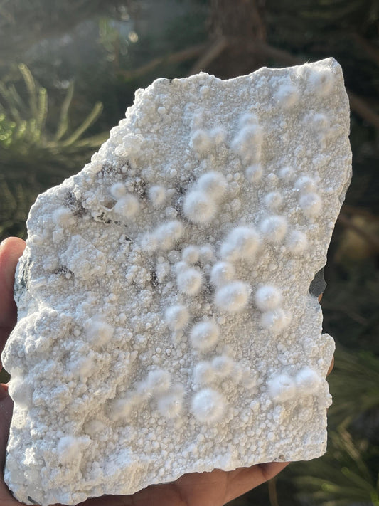 multiple okenite balls on matrix