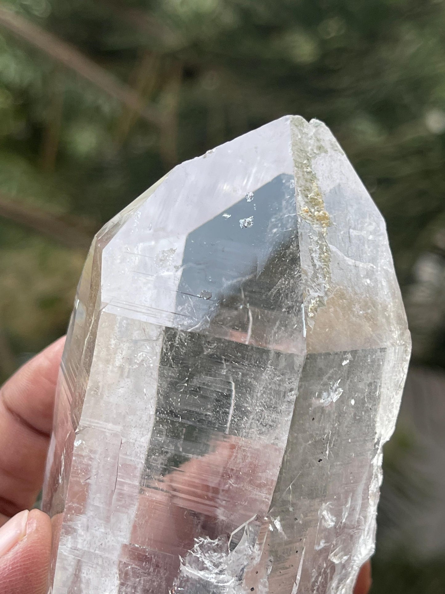 Water clean Himalayan quartz crystal