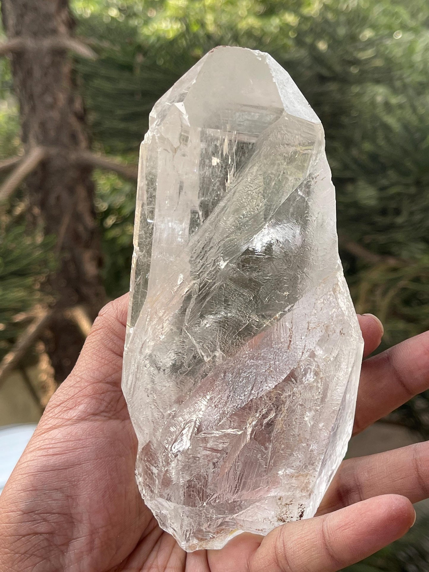 Rare formations of Himalayan quartz crystal