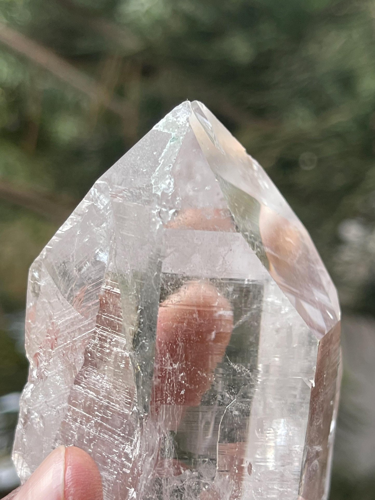 Water clean Himalayan quartz crystal