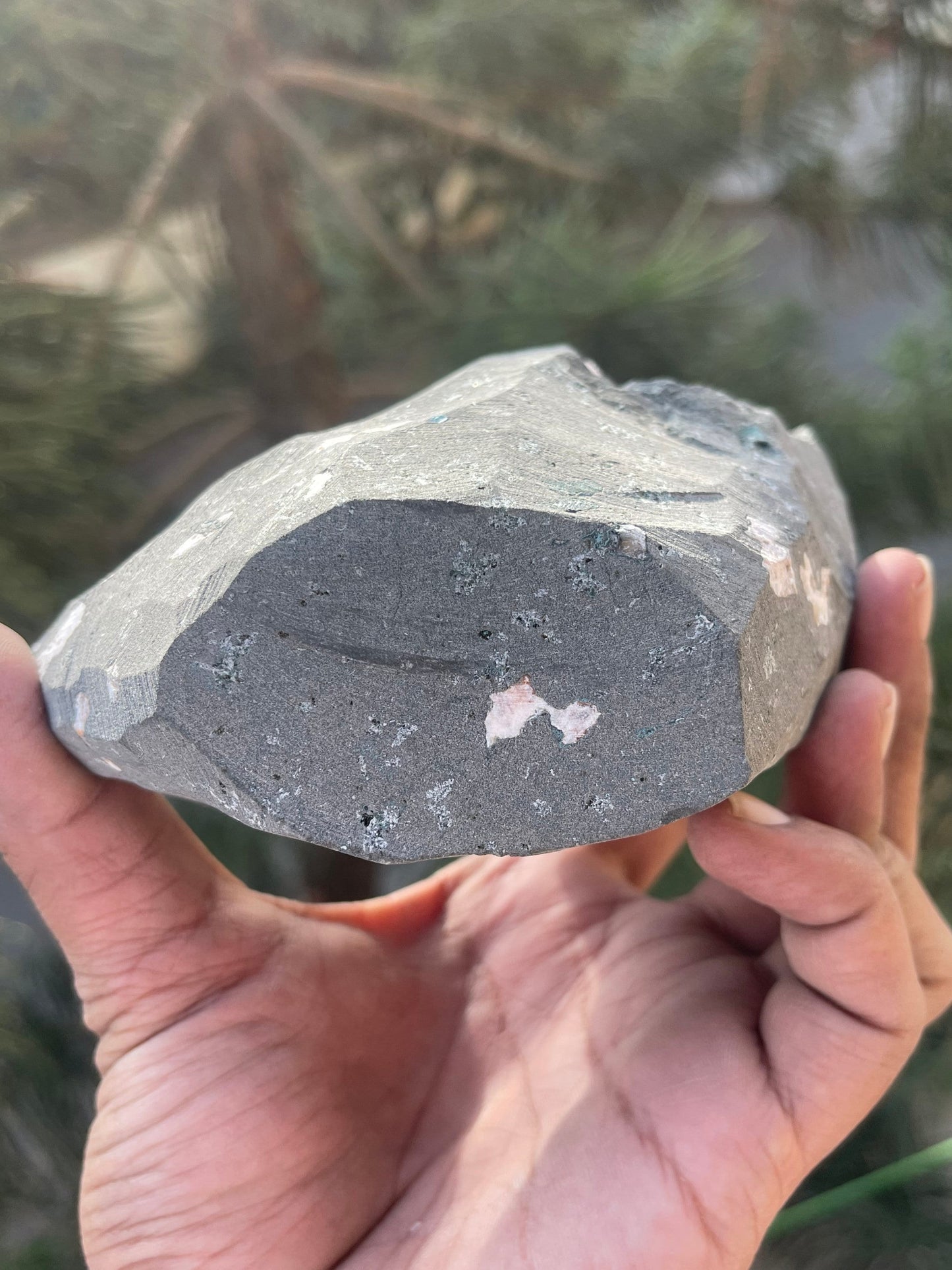 Scolecite spray on orange heulandite standing piece