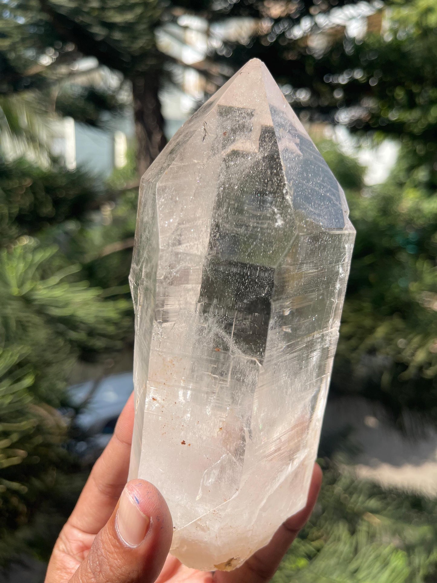 Himalayan cathedral Quartz Point crystal / Spiritual Healing Stone / Kullu Himachal Pradesh 1.1kg
