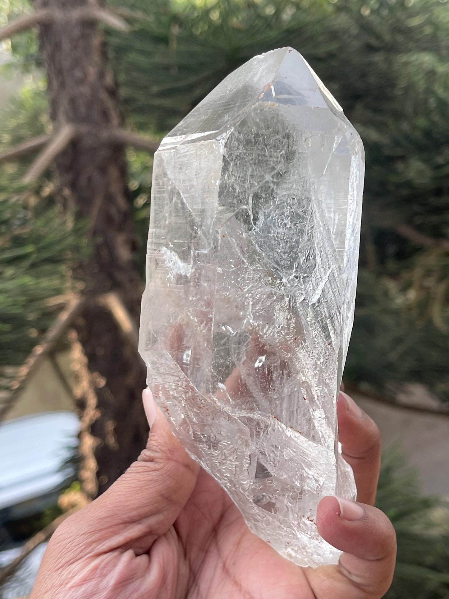 Rare formations of Himalayan quartz crystal