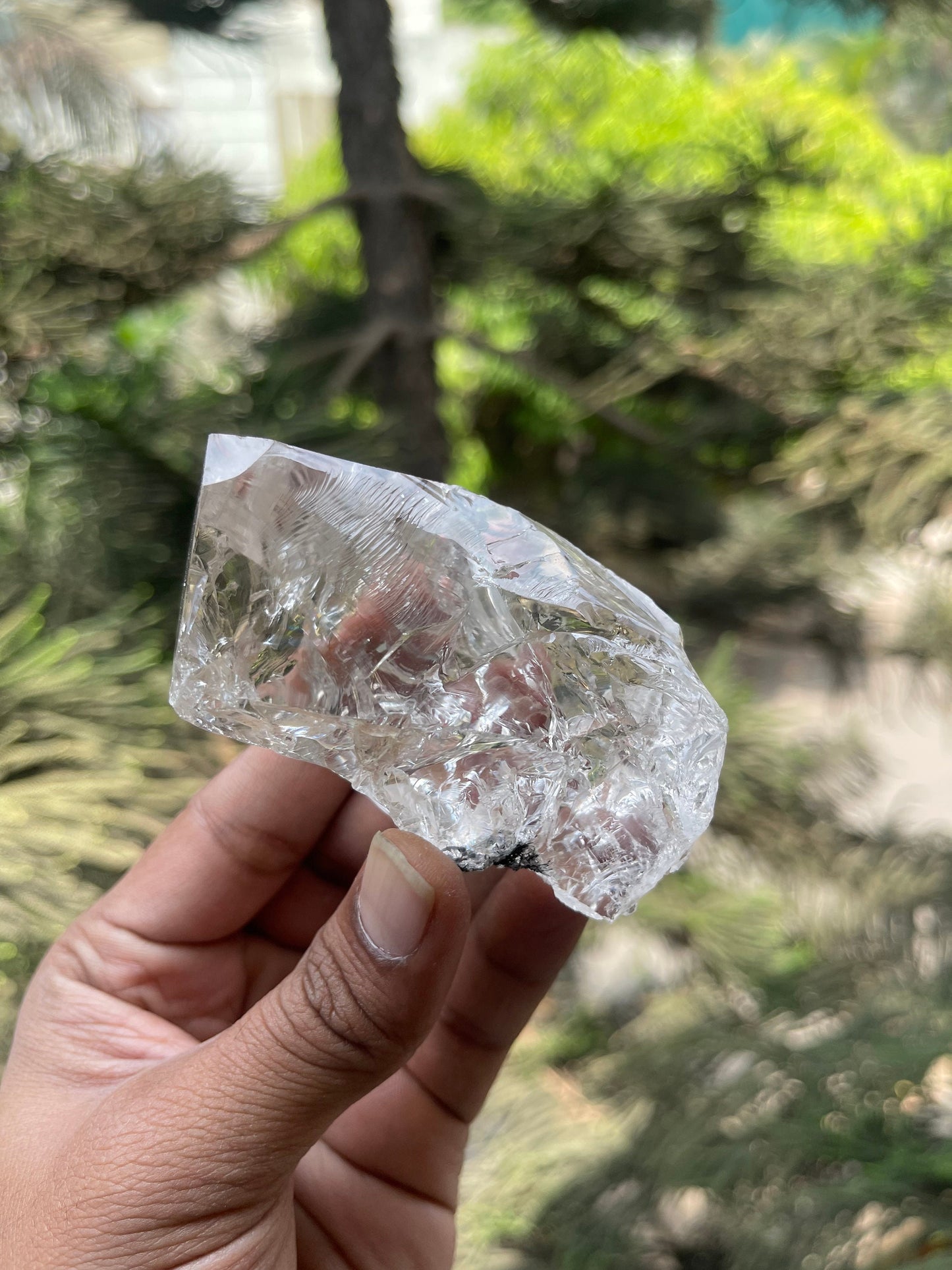 Water clear Himalayan quartz crystal