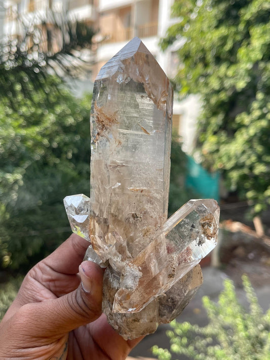 Himalayan quartz crystal