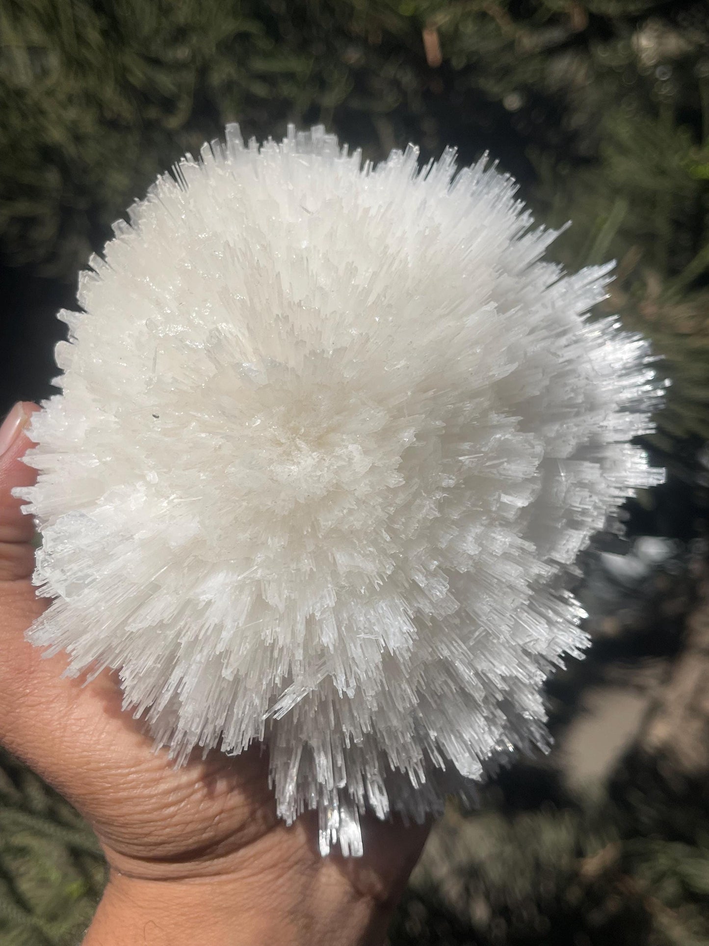 perfect scolecite flower