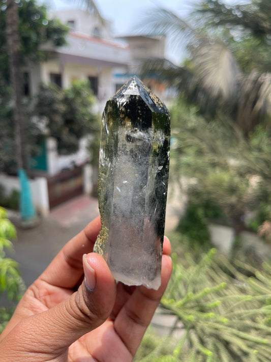 Himalayan Chlorite Quartz Crystal