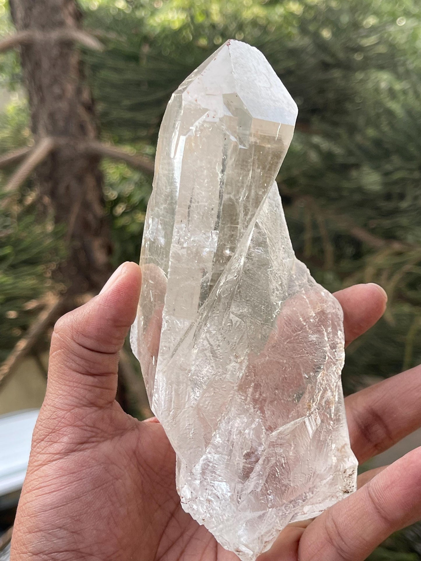 Rare formations of Himalayan quartz crystal