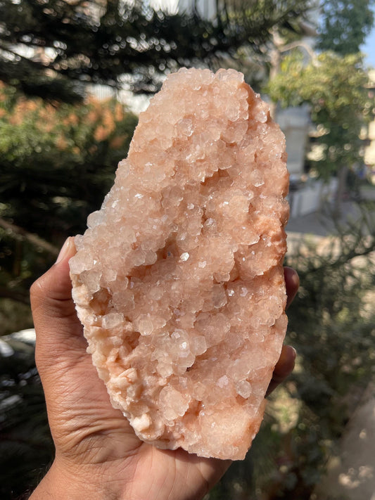 Glossy Pink Apophyllite Crystal – Stunning Natural Mineral Specimen