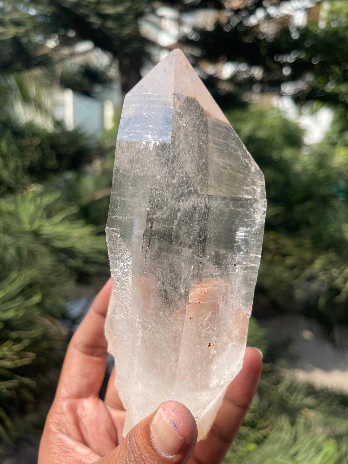Himalayan cathedral Quartz Point crystal / Spiritual Healing Stone / Kullu Himachal Pradesh 1.1kg